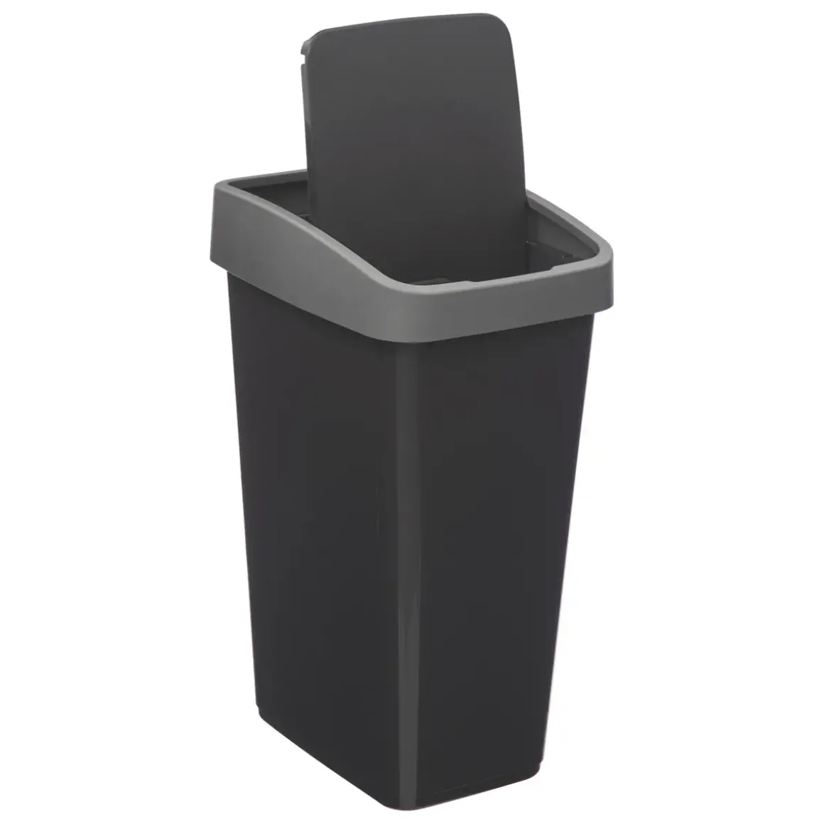 POUBELLE 2 OUVERTURES PLASTIQUE 25L
