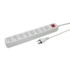 PRISE MULTIPLE POWER EASY 1.5M BL 8XT13 AVEC BREAKER SWITCH