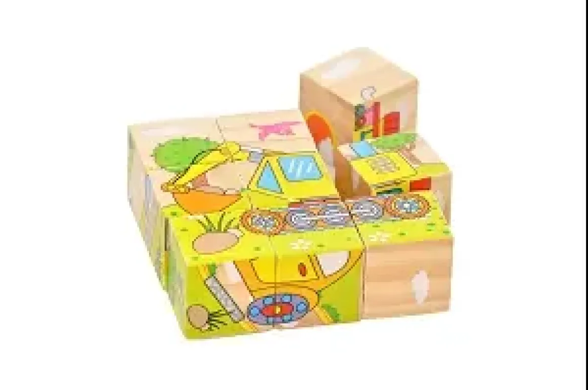 PUZZLE CUBE 4 FACES 9 PIECES