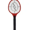 RAQUETTE ELECTRIQUE ANTI INSECTES RECHARGEABLE ROUGE