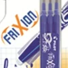 3 RECHARGES MOYENNES FRIXION BLEU