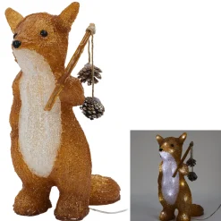 RENARD ACRYLIQUE LUMINEUX H.33CM