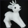RENNE FLOQUE BOIS H.12CM