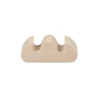 REPOSE PINCEAUX EN BOIS AVEC 2 ENCOCHES 7X2X3CM
