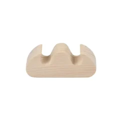 REPOSE PINCEAUX EN BOIS AVEC 2 ENCOCHES 7X2X3CM