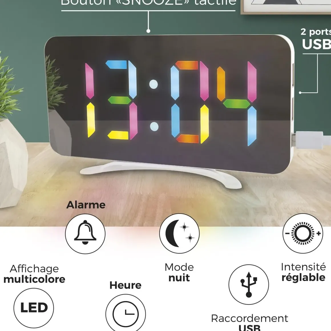 REVEIL LED MIROIR