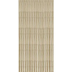 RIDEAU DE PORTE COTON POLYESTER CORDE TRESSEE 90X200CM JUTE