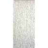 RIDEAU DE PORTE FICELLE TRESSEE FEUILLE 90X200CM ECRU