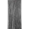 RIDEAU DE PORTE LANIERES TRESSEES 90X200CM GRIS