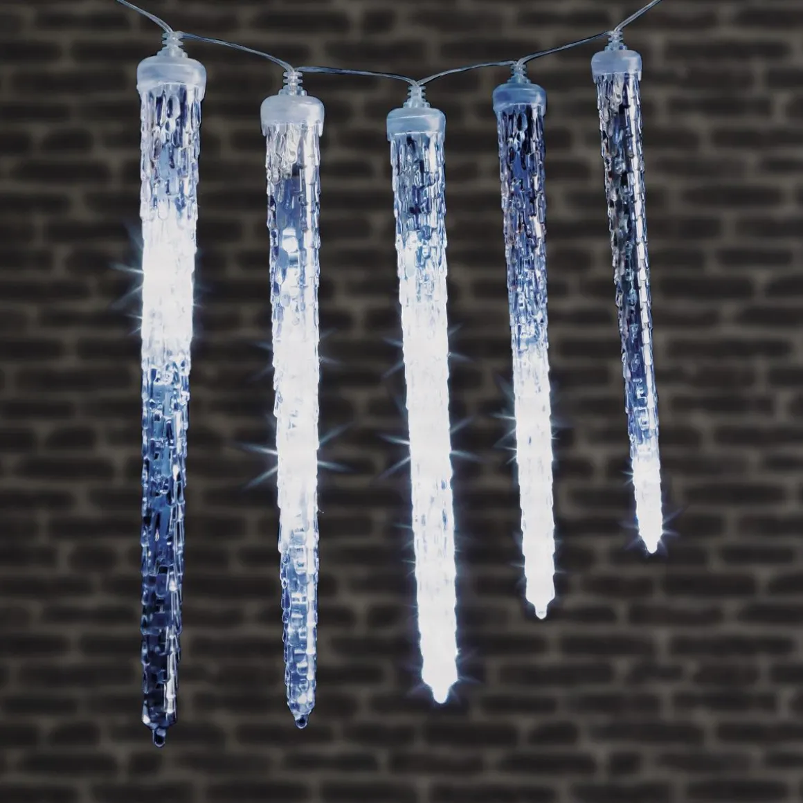 RIDEAU ELECTRIQUE EXTERIEUR 10 GLACONS BLANC FROID