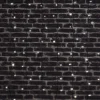 RIDEAU FACADE SOLAIRE L.120CM 204 LEDSBLANC FROID