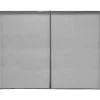 RIDEAU MOUSTIQUAIRE AIMANTE BAIE VITREE 300X220CM GRIS