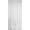 RIDEAU PORTE POLYESTER POMPON 90X200CM BLANC