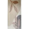 RIDEAU PORTE STICK BAMBOU IMPRIME ABSTRACTION 90X200CM BEIGE