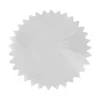 ROND VOILE BRILLANT FESTON EN POINTE X10 PIECES BLANC