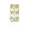 ROSE ET RUBANS POUR POIGNET OU BOUTONNIERE X4 PIECES