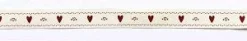 RUBAN COTON COEURS ROUGE 1.5 CM X 2 M