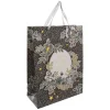 SAC CADEAU IMPRIME GRANDE TAILLE MANOIR D HIVER