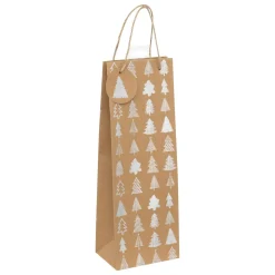 SAC CADEAU KRAFT HOLOGRAPHIQUE BOUTEILLE