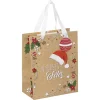 SAC CADEAU NOEL KRAFT D.17.8X9.8X22.9CM