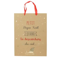 SAC CADEAU NOEL 28X8X37CM