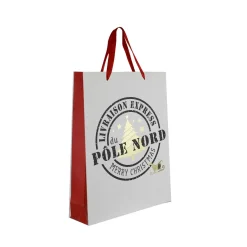 SAC CADEAU NOEL 28X8X37CM