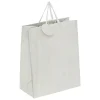 SAC CADEAU PAILLETTE ARGENT D.26.7X13.7X33CM