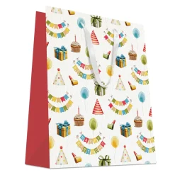 SAC CADEAUX ANNIVERSAIRE 18X23CM