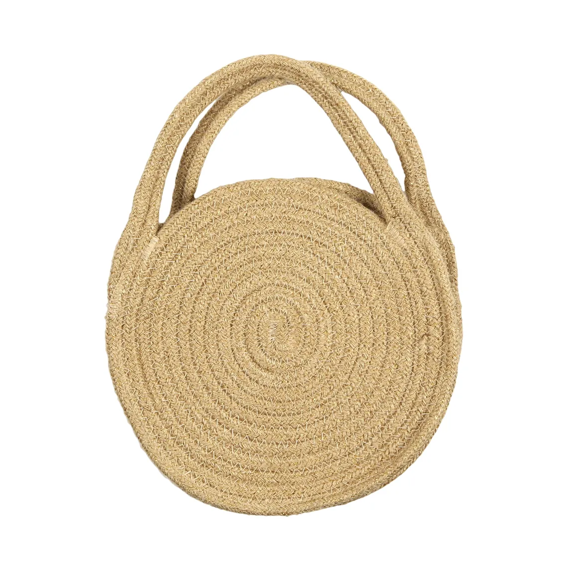 SAC EN JUTE ROND D23CM