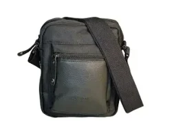 SACOCHE TEXTILE BANDOULIERE NOIR