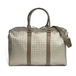 SAC WEEK END TRESSE 45X27X15CM OR