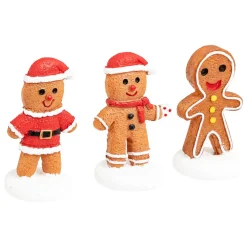 SANTON VILLAGE DE NOEL GINGERBREAD X3 PIECES