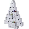 SAPIN DE L AVENT 35CM NOIR BLANC