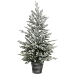 SAPIN EN POT FROSTY 100CM