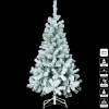 SAPIN FLOQUE H.150CM