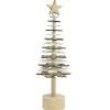 SAPIN NOEL ROTATIF BOIS 10X28CM