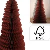 SAPIN ORIGAMI ROUGE 120CM