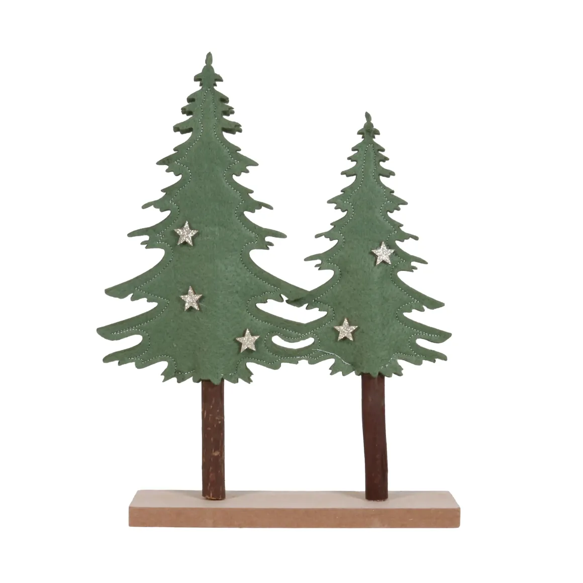 SAPINS ETOILES FEUTRINE A POSER H.28CM