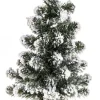 SAPIN TABLE BLOOMING FLOQUE H.25CM