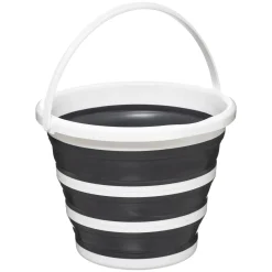 SEAU 10L RETRACTABLE BLANC GRIS