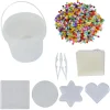 SEAU 5000 PERLES A REPASSER AVEC ACCESSOIRES COLORIS GIRLY