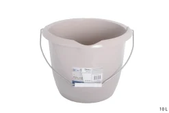 SEAU PLASTIQUE 10L GREGE