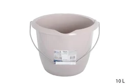 SEAU PLASTIQUE 10L GREGE