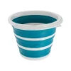 SEAU PLIABLE CAPACITE 10L BLANC BLEU