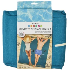 SERVIETTE PLAGE DOUBLE POP 170X140CM