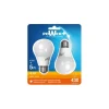 SET 2 AMP.LED E27 5W 40W A55 LIC