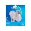 SET 2 AMP.LED E27 5W 40W A50 LIC