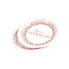 SET 6 ASSIETTES CARTON D.18.5CM ANNIVERSAIRE ROSE GOLD