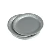 SET 20 ASSIETTES RONDE CARTON D.23CM ARGENT