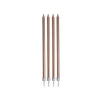 SET 16 BOUGIES ANNIVERSAIRE LONGUES H.14.5CM ROSE GOLD